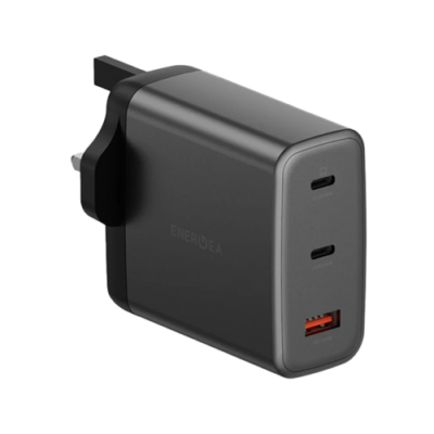 ENERGEA AMPCHARGE GAN100 - 2C1A PD WALL CHARGER-100W (EU) - GUNMETAL
