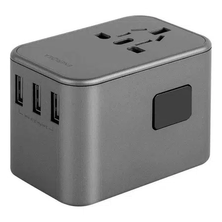 ENERGEA TRAVELWORLD ADAPTER 35 3A2C 35.5W - GUNMETAL - Image 2