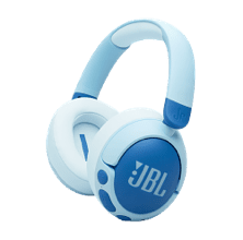 JBLJR470NCBLUJBL Junior 470NC, Kids wireless over-ear Noise Cancelling headphones, reduced volume for safe listening - BLUE…