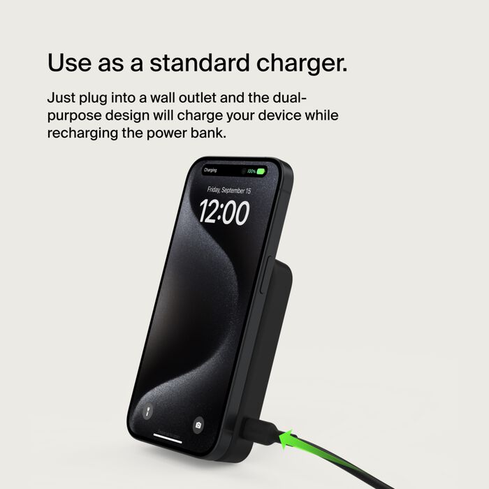 Belkin Magnetic Power Bank with Qi2 15W 8K - Image 3