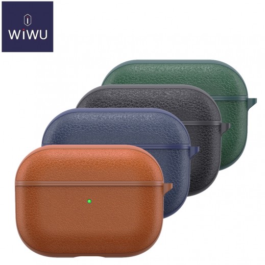 Wiwu Calfskin Genuine Leather Airpods 2 Case